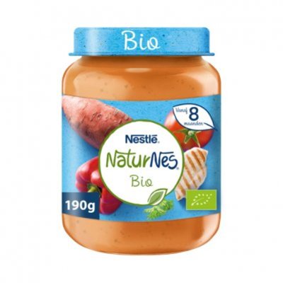 NaturNes Zoete aardappel kip 8+ mnd babyvoeding